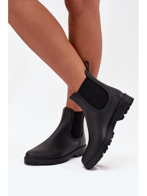 Low Women's Rain Boots Matte Black Birella