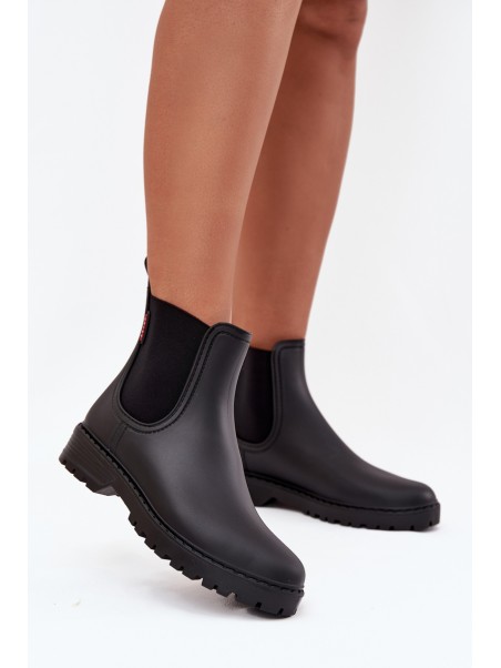 Low Women's Rain Boots Matte Black Birella