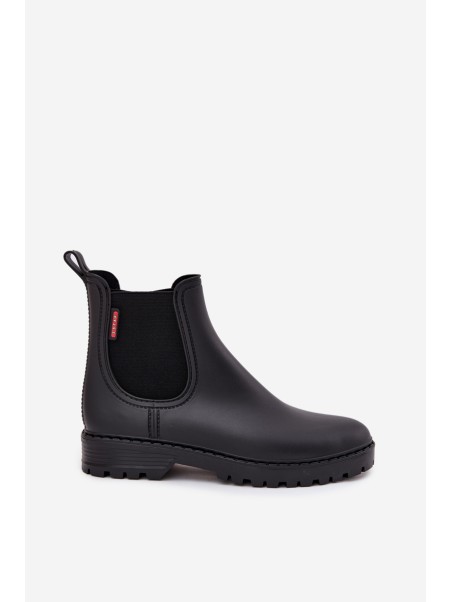 Low Women's Rain Boots Matte Black Birella
