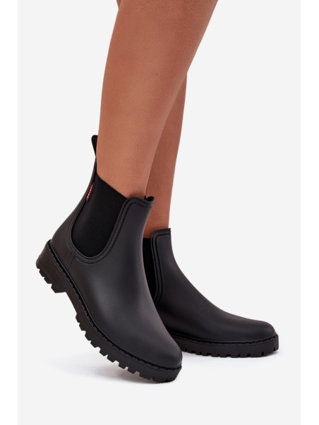 Low Women's Rain Boots Matte Black Birella