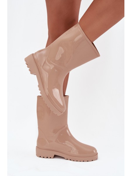 Beige Ladies Wellies Elvara