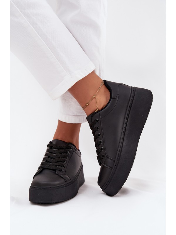 Women's Sneakers On Platform Black Sallira