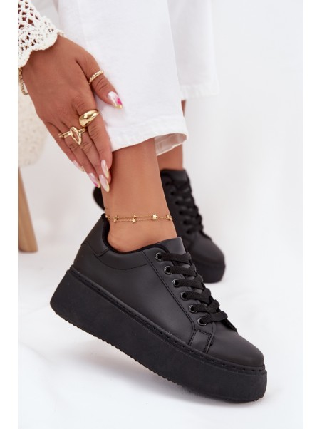 Women's Sneakers On Platform Black Sallira