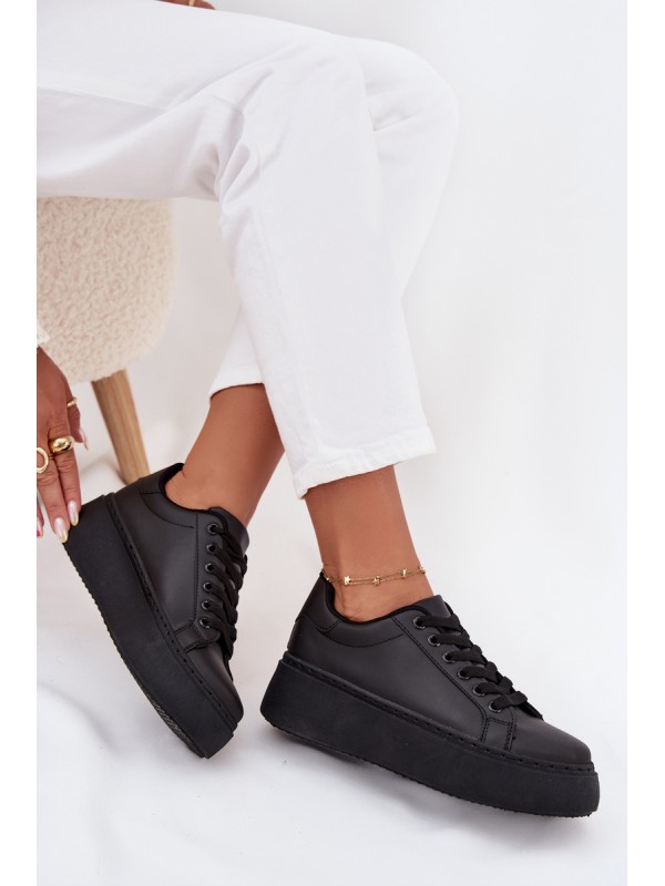 Women's Sneakers On Platform Black Sallira