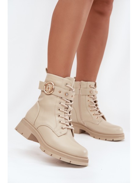 Insulated workery women's with decorative detail beige Talyssa
