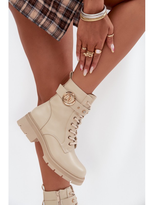Insulated workery women's with decorative detail beige Talyssa
