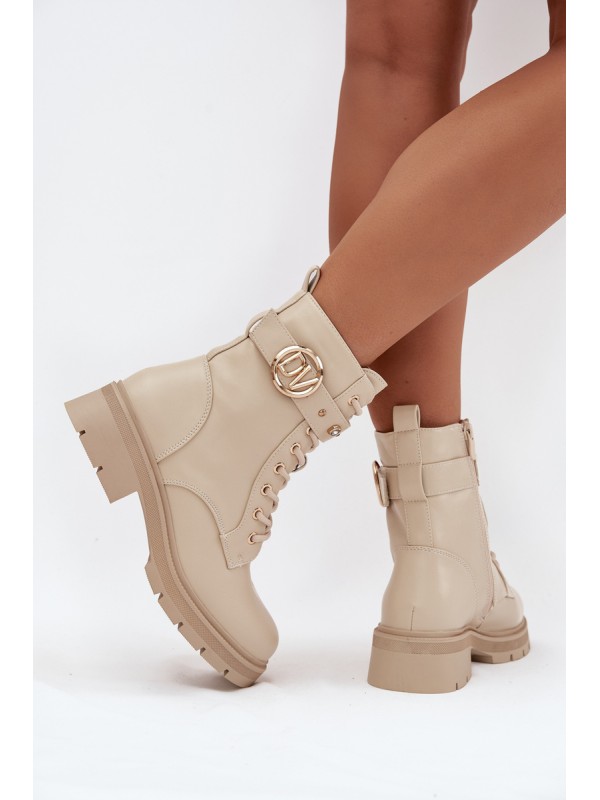 Insulated workery women's with decorative detail beige Talyssa