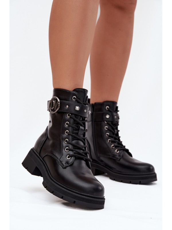Insulated workery women with decorative detail black Talyssa 2
