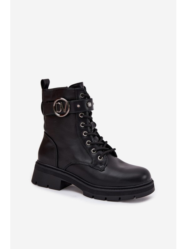 Insulated workery women with decorative detail black Talyssa