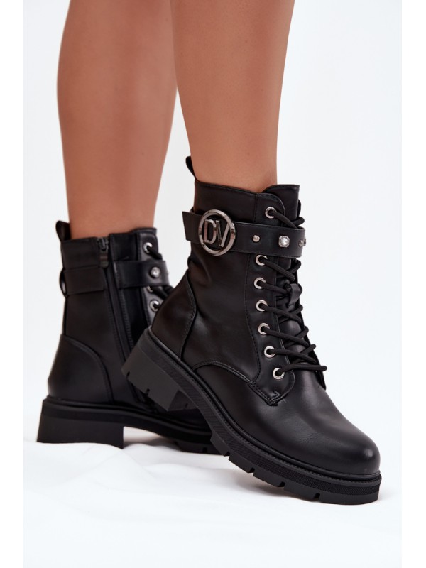Insulated workery women with decorative detail black Talyssa