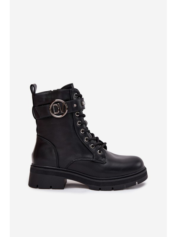 Insulated workery women with decorative detail black Talyssa