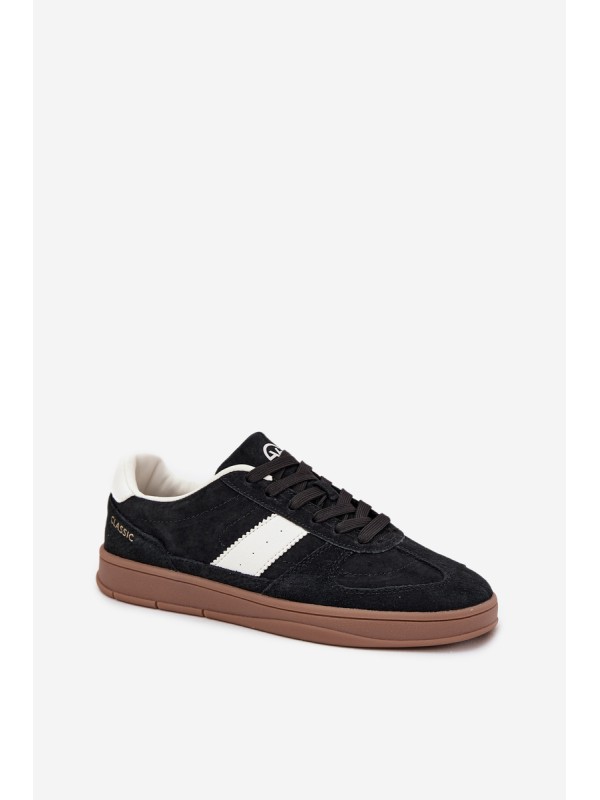 Suede Women's Sneakers Vinceza 14029 Black