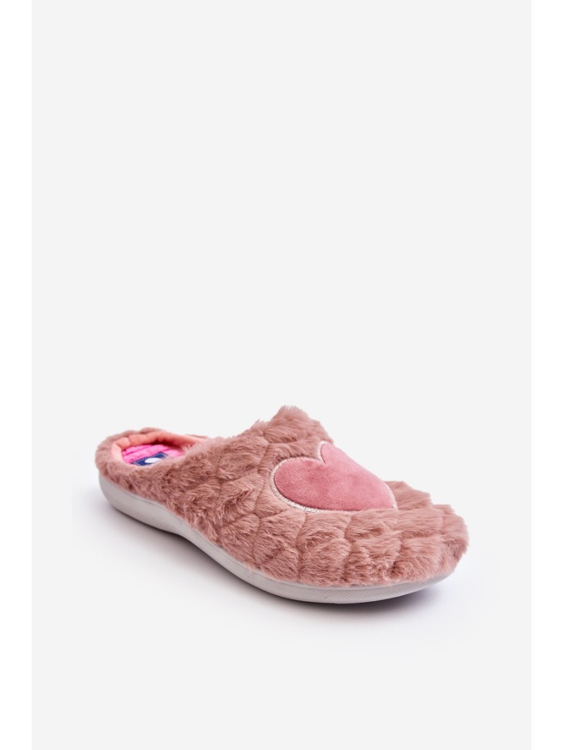 Women's Furry Home Slippers Inblu EC000099 Pink