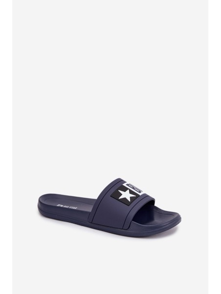 Women's Slides Big Star DD274A265 Navy-White