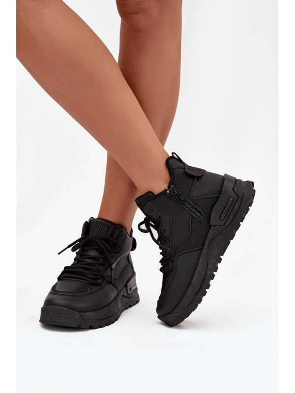 Women's Sports Shoes On Platform Big Star SS274509 Black