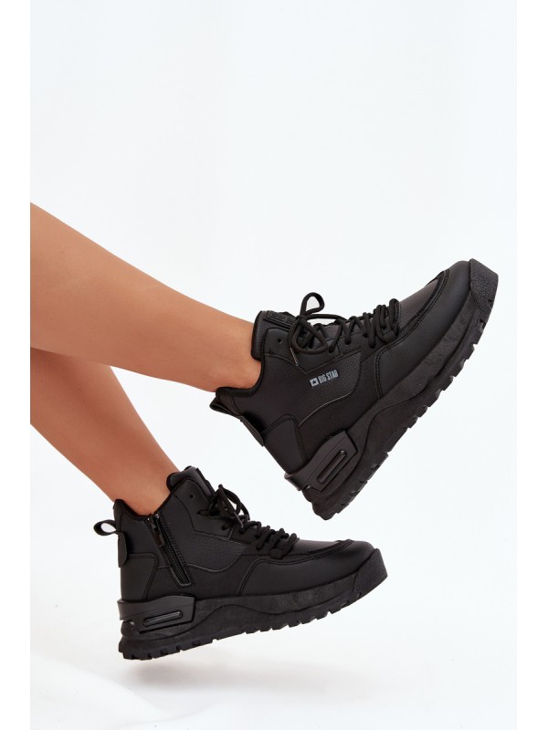 Women's Sports Shoes On Platform Big Star SS274509 Black