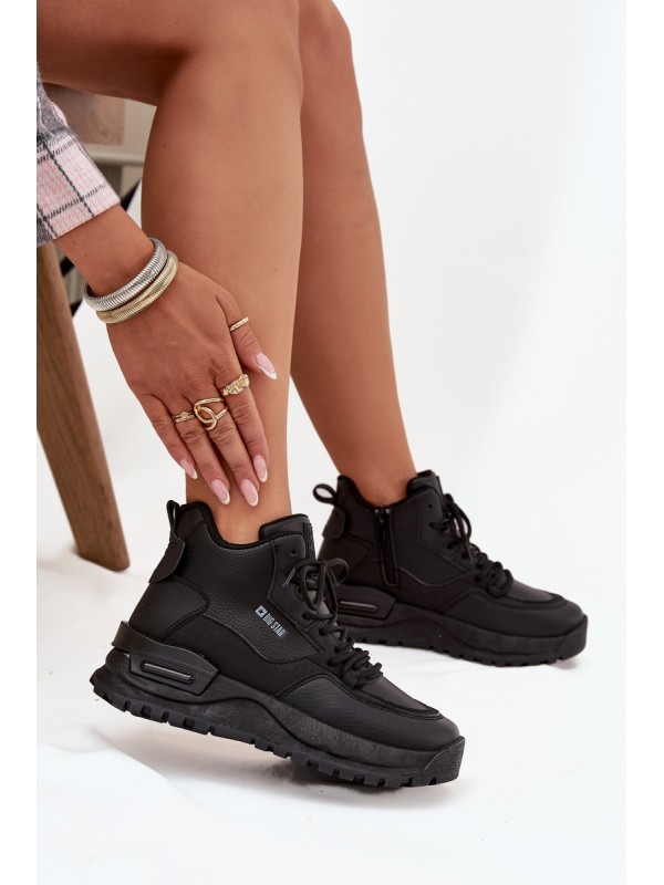 Women's Sports Shoes On Platform Big Star SS274509 Black