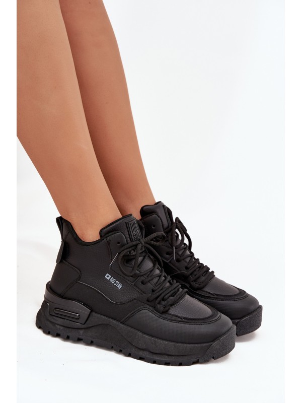 Women's Sports Shoes On Platform Big Star SS274509 Black
