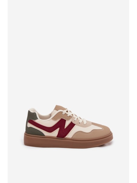 Women's Low Eco Leather Sneakers Bežowe Givelle