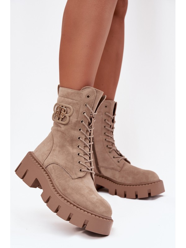 Insulated workery women's with decoration beige Melisse