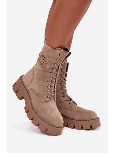 Insulated workery women's with decoration beige Melisse