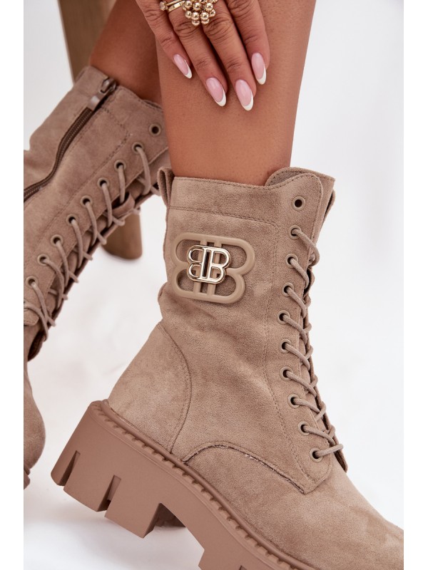 Insulated workery women's with decoration beige Melisse