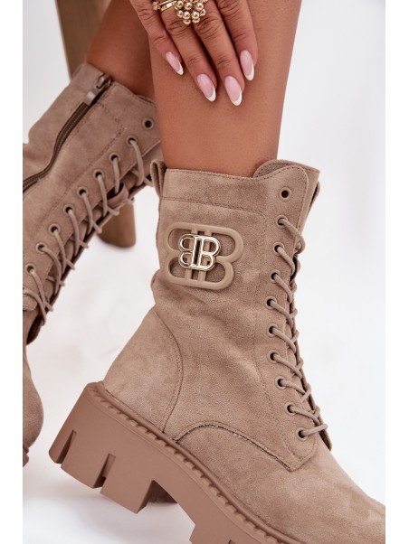 Insulated workery women's with decoration beige Melisse