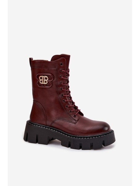 Insulated workery women's with ornament Bordeaux Melisse