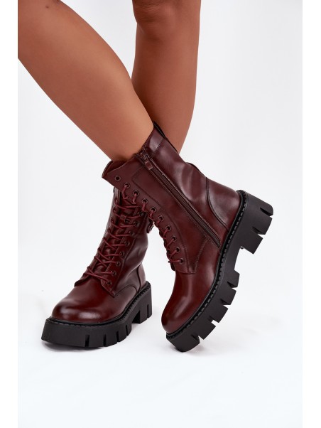 Insulated workery women's with ornament Bordeaux Melisse