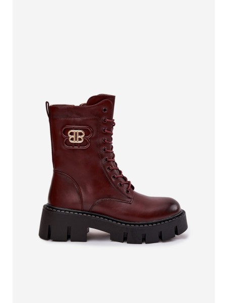 Insulated workery women's with ornament Bordeaux Melisse