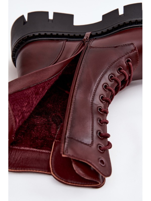 Insulated workery women's with ornament Bordeaux Melisse