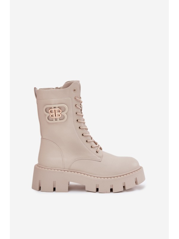 Insulated workery women's with decoration light beige Melisse