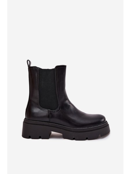 Insulated ankle boots with zipper Black Niviane