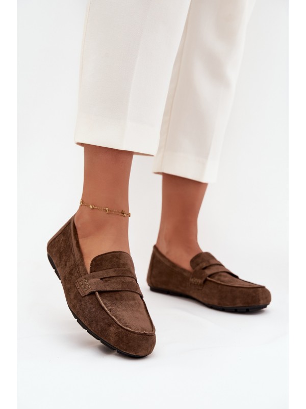 Loafers Moccasins Ladies Flat Dark Green Soreline 2