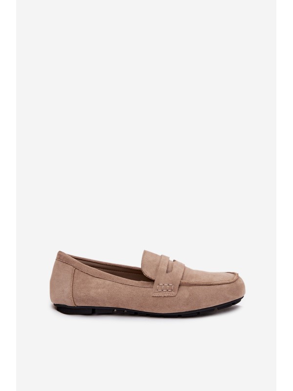 Loafers Moccasins Women's Flat Beige Soreline
