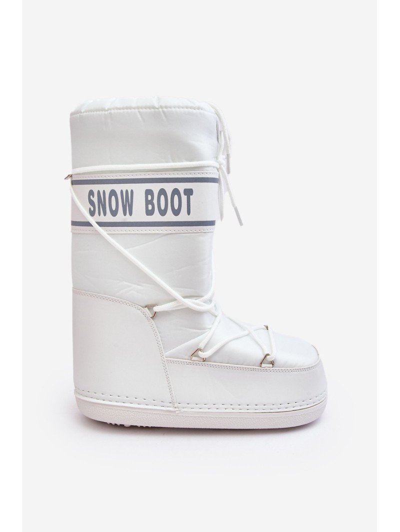 Women's High Snow Boots White Venila