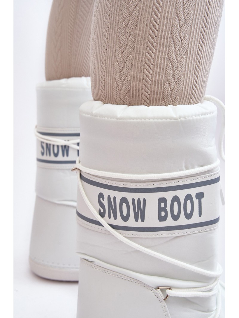 Women's High Snow Boots White Venila