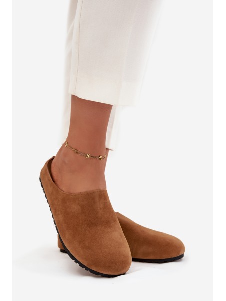 Women's Slides with Platform Camel Sylviane