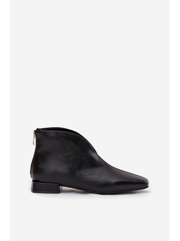 Women's ankle boots with delicate heels black Elvienne