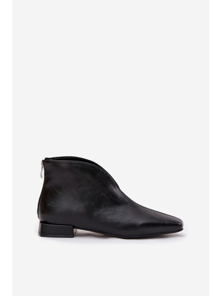 Women's ankle boots with delicate heels black Elvienne
