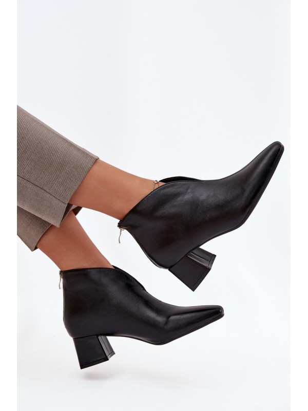 Eco Leather Women's Boots High Heels Black Rylina