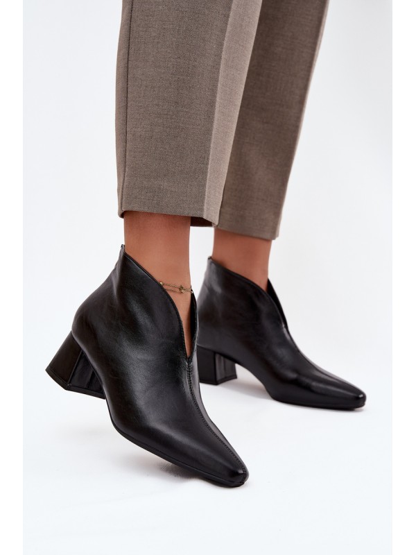 Eco Leather Women's Boots High Heels Black Rylina