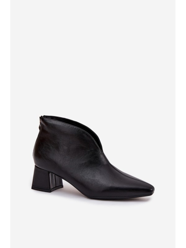 Eco Leather Women's Boots High Heels Black Rylina