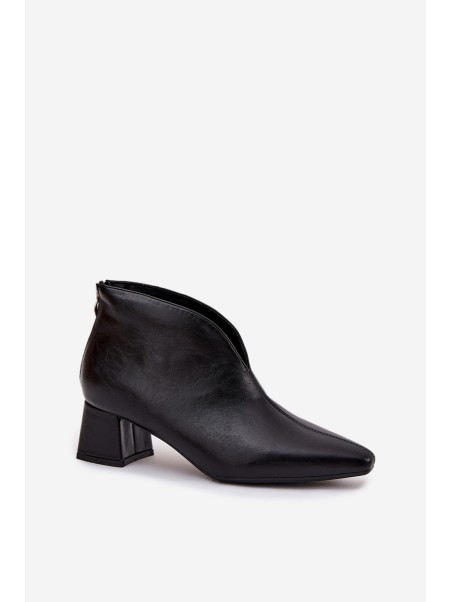 Eco Leather Women's Boots High Heels Black Rylina