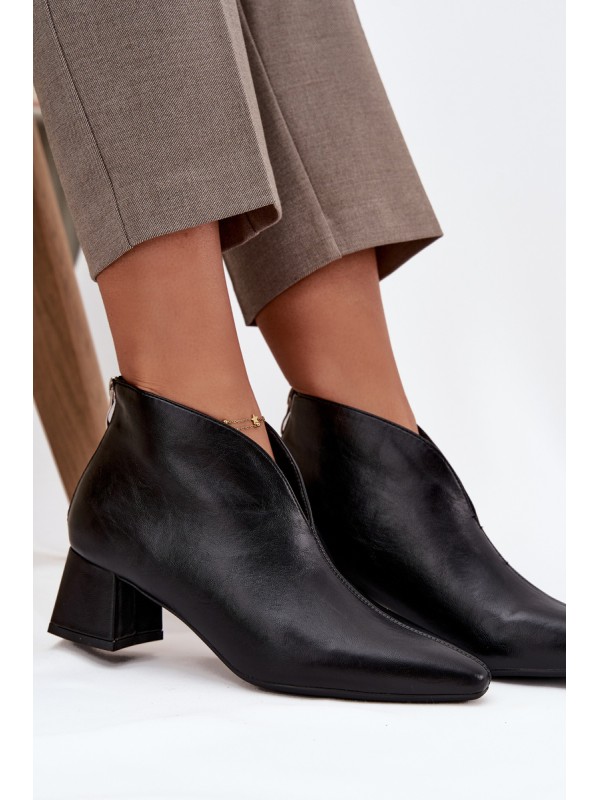 Eco Leather Women's Boots High Heels Black Rylina