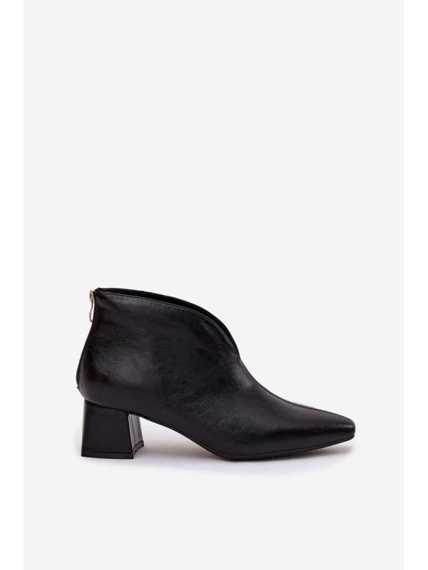 Eco Leather Women's Boots High Heels Black Rylina