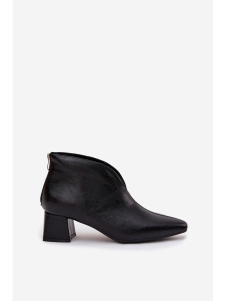 Eco Leather Women's Boots High Heels Black Rylina