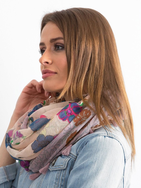 Chustka-AT-CH-LM308197.30P-jasny różowy Chustka-AT-CH-LM308197.30P-jasny różowy