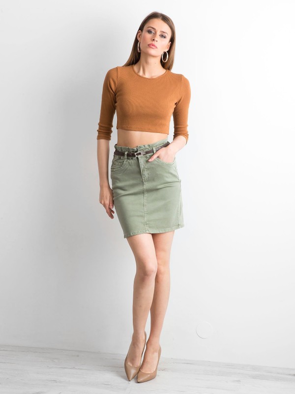 Spódnica-JMP-SD-F6678.77P-khaki