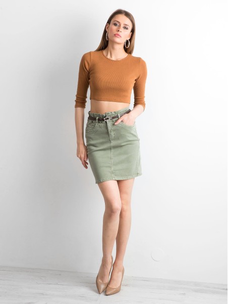 Spódnica-JMP-SD-F6678.77P-khaki